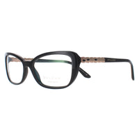 Bvlgari Glasses Frames 4112KB 5195 Black and Gold Plated 53mm Womens