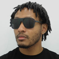 Dolce & Gabbana Sunglasses DG6134 325787 Transparent Grey and Black Dark Grey