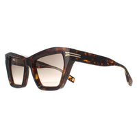 Marc Jacobs Sunglasses MJ 1001/S KRZ HA Havana Crystal Brown Gradient