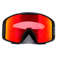 Oakley Ski Goggles Line Miner XM OO7093-04 Matte Black Prizm Torch iridium