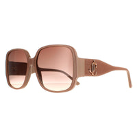 Jimmy Choo Sunglasses Tara/S KON HA Nude Glitter Brown Gradient