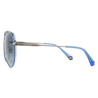 Polaroid Sunglasses PLD 6116/G/S V84 Z7 Ruthenium Blue Blue Gradient Polarized