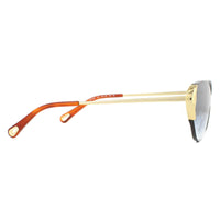 Chloe Sunglasses Curtis CE163S 816 Gold Blue Gradient