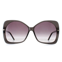 Ted Baker Sunglasses TB1668 Aniya 974 Gloss Crystal Dark Grey Grey Gradient