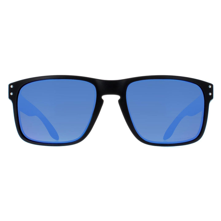Oakley Sunglasses Holbrook OO9102-F0 Matt Black Prizm Sapphire Polarized