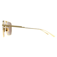 Bottega Veneta Sunglasses BV1012S 003 Gold Brown