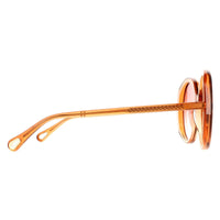 Chloe Sunglasses CH0007S 001 Transparent Dark Orange Orange Gradient