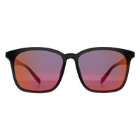 Spy Sunglasses Cooler 67000000000002 Matte Transparent Grey Coral Red Mirror