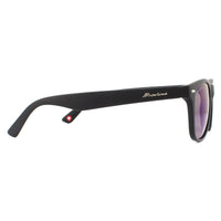 Montana Sunglasses MS10 Matte Black Rubbertouch Revo Blue