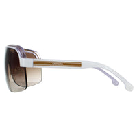 Carrera Sunglasses Topcar 1/N P9U HA White Crystal Brown Gradient