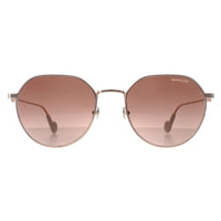 Moncler Sunglasses ML0156-K 28F Shiny Rose Gold Brown Gradient