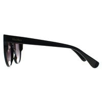 Max Mara Sunglasses MM0058 Logo 13 01B Shiny Black Smoke Grey Gradient