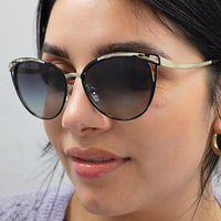 Bvlgari Sunglasses 6083 203013 Brown & Pale Gold Brown Gradient