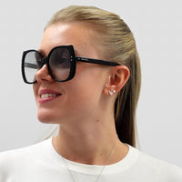 Gucci Sunglasses GG0472S 001 Black Light Grey Gradient