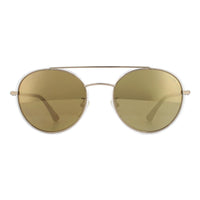 Police Sunglasses SPL870 Coupe 1 8FFG Light Gold Crystal Grey Brown Gold Mirror