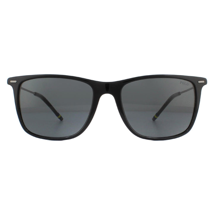 Polo Ralph Lauren Sunglasses PH4163 500187 Shiny Black Grey