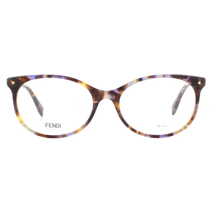 Fendi Glasses Frames FF 0388 HKZ Violet Havana Women
