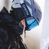 Smith Ski Goggles 4D Mag 3P2 4B Royal Navy ChromaPop Everyday Blue Mirror & CP Storm Blue Sensor Mirror