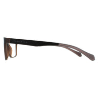 Hugo Boss Glasses Frames BOSS 0870 05A Matte Brown Dark Ruthenium Men