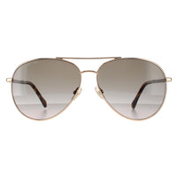 Jimmy Choo Sunglasses DEVAN/S 06J HA Gold Havana Brown Gradient