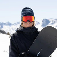Smith Ski Goggles Tribute 0JX/C1 Black Red Sol-X Mirror