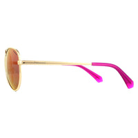 Polaroid Kids Sunglasses 8015/N/NEW J5G AI Gold Pink Mirror Polarized