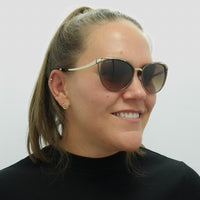 Bvlgari Sunglasses 6083 203013 Brown & Pale Gold Brown Gradient