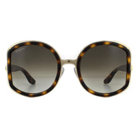 Salvatore Ferragamo Sunglasses SF719S 238 Dark Tortoise Brown Gradient