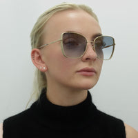 Jimmy Choo Sunglasses ALEXIS/S 000 90 Rose Gold Dark Grey Gradient