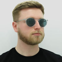 Oliver Peoples Sunglasses Gregory Peck OV5217S 1101R8 Crystal Crystal Indigo Photocromic