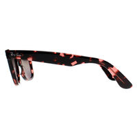 Ray-Ban Sunglasses Wayfarer 2140 1334G3 Transparent Pink Havana Silver Chromance