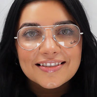 Ray-Ban Glasses Frames 6489 Aviator 2500 Gold 55mm