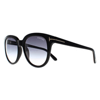 Tom Ford Sunglasses Olivia FT0914 01B Shiny Black Gradient Smoke