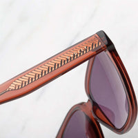 Radley Sunglasses RDS-6521 162 Transparent Pink Grey Gradient