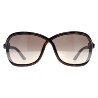Tom Ford Sunglasses Fernanda FT1069 52G Dark Havana Brown Mirror