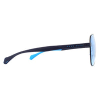 Hugo Boss Sunglasses BOSS 1077/S FLL 3J Matte Blue Blue Mirror