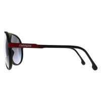 Carrera Sunglasses Champion/N OIT 9O Black Red Dark Grey Gradient