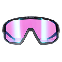 Bliz Sunglasses Fusion ZB7005-0633 Black Rose Violet Blue Mirror