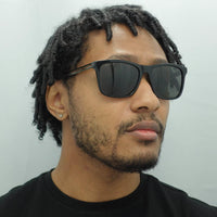 Gucci Sunglasses GG0381SN 007 Black Grey Polarized