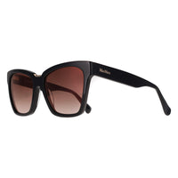 Max Mara Sunglasses MM0089 Spark3 01F Shiny Black Brown Gradient