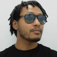 Persol Sunglasses 9649 95/Q8 Black Blue Gradient