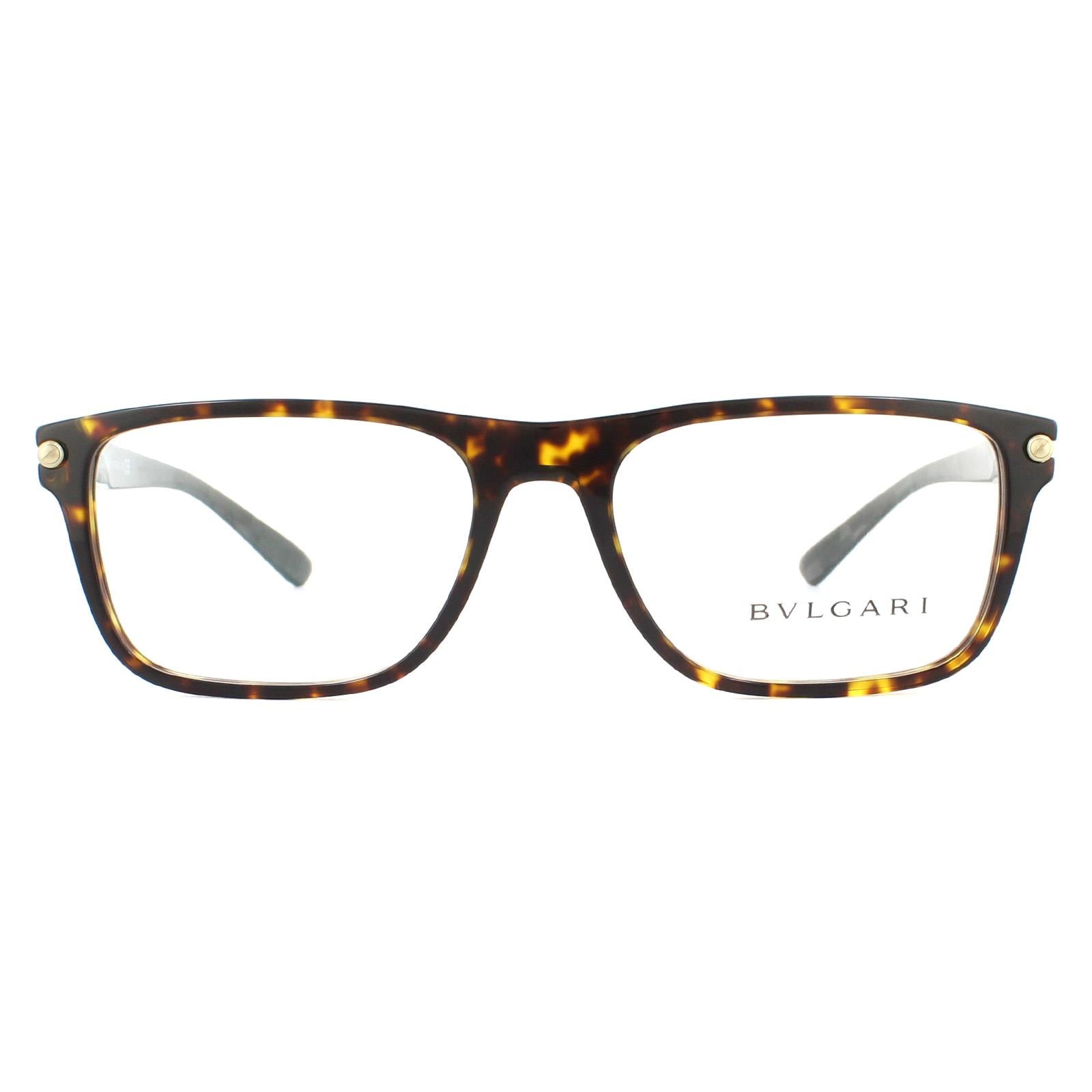 Bvlgari Glasses Frames BV3044 504 Dark Havana Men – Discounted