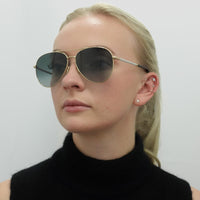 Jimmy Choo Sunglasses DEVAN/S RHL 9O Gold Black Dark Grey Gradient