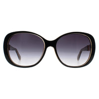 Karen Millen Sunglasses KM5054 001 Black Nude Brown Gradient Dark Grey