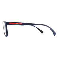 Prada Sport Glasses Frames PS05LV 2881O1 Blue Rubber 55mm Mens
