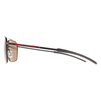 Bolle Sunglasses Flow BS141004 Matte Black Red Volt+ Gun Polarized