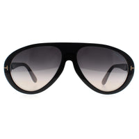 Tom Ford Sunglasses Camillo FT0988 01B Shiny Black Gradient Smoke