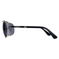 Police Sunglasses SPLD44 Origins 45 E70B Shiny Palladium Blue Blue Mirrored
