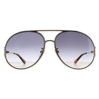 Chloe Sunglasses CH0145S 001 Gold Black Grey Gradient