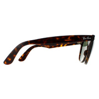 Ray-Ban Sunglasses Wayfarer 2140 902 Tortoise Green G-15 Large 54mm